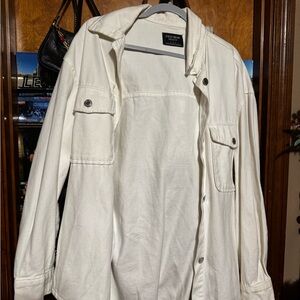 Streetwear Society Cream women Lightweight Shirt Jacket